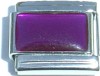 Purple shiny link - 9mm Italian charm